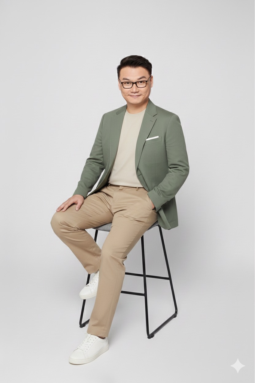 Casual portrait of John Garfield Wang in 2026